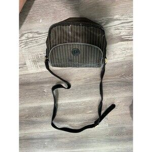 Vintage Authentic FENDI striped Crossbody Purse Small worn as is